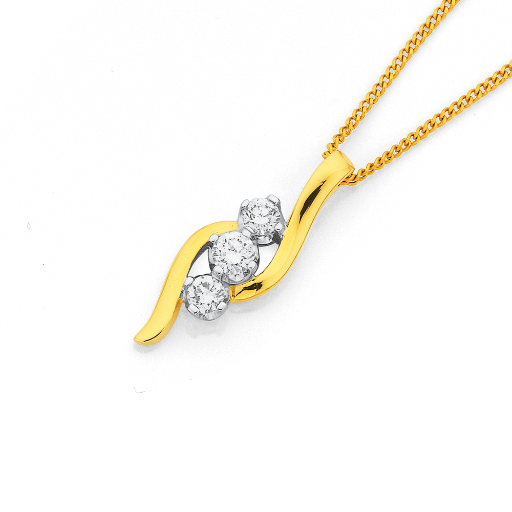1 3/4 ctw Round Lab Grown Diamond Fashion Necklace – RegalAvenue