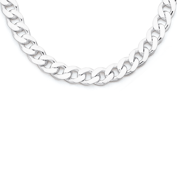 55cm Curb Chain in Sterling Silver