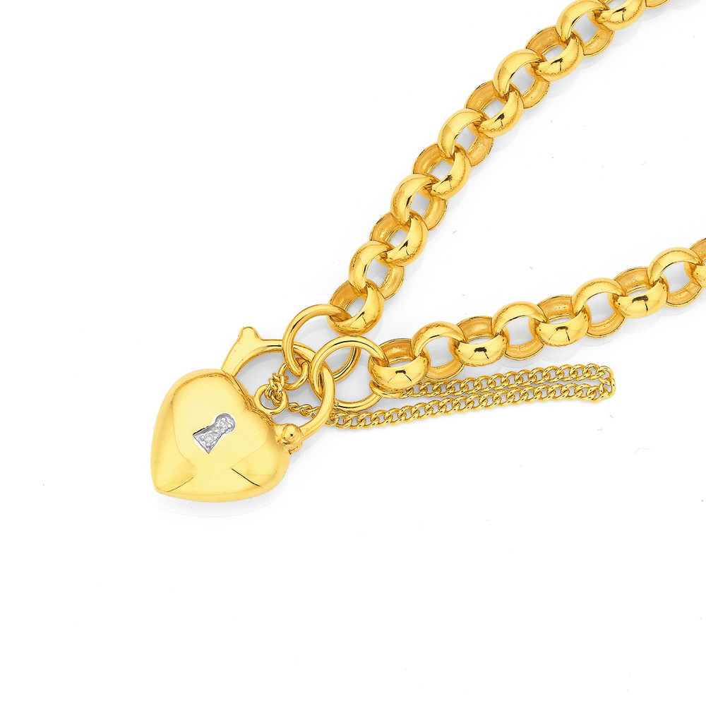 Belcher Bracelet, 9ct Yellow Gold 27g 8.5 | Smiths the Jewellers Lincoln