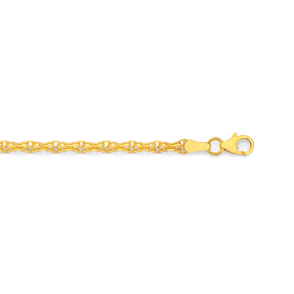 9ct 19cm Figure 8 Bracelet