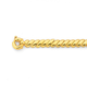 9ct 21cm Wave Link Bracelet