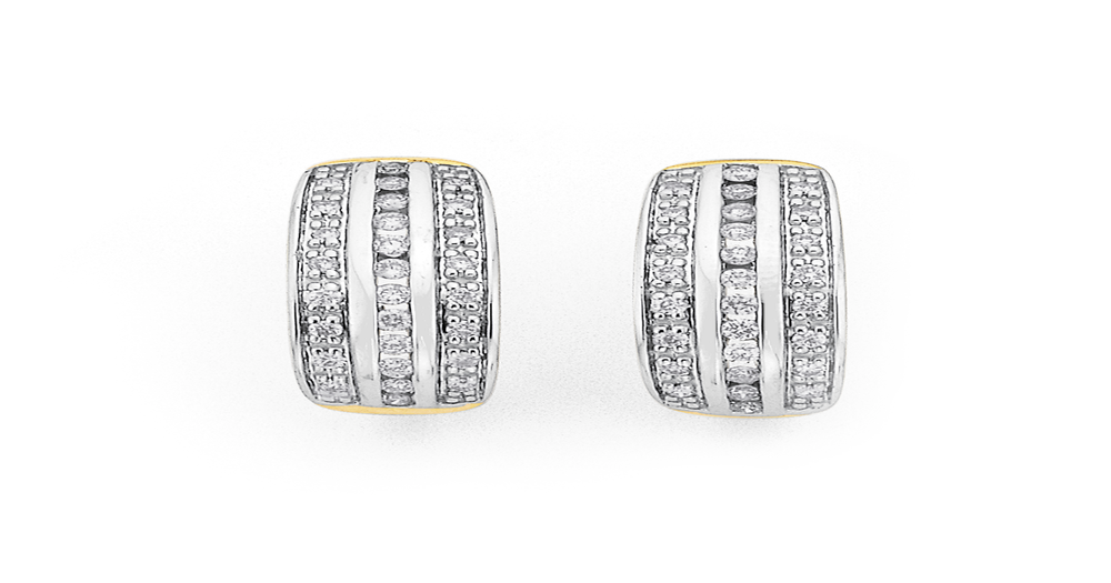 Pascoes diamond earrings Clearance