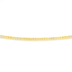 9ct 50cm Concave Curb Chain