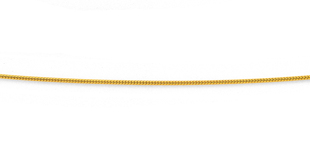 9ct, 50cm Fine Snake Chain Pascoes