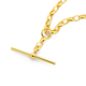 9ct 50cm Oval Belcher Chain with T-Bar Fob
