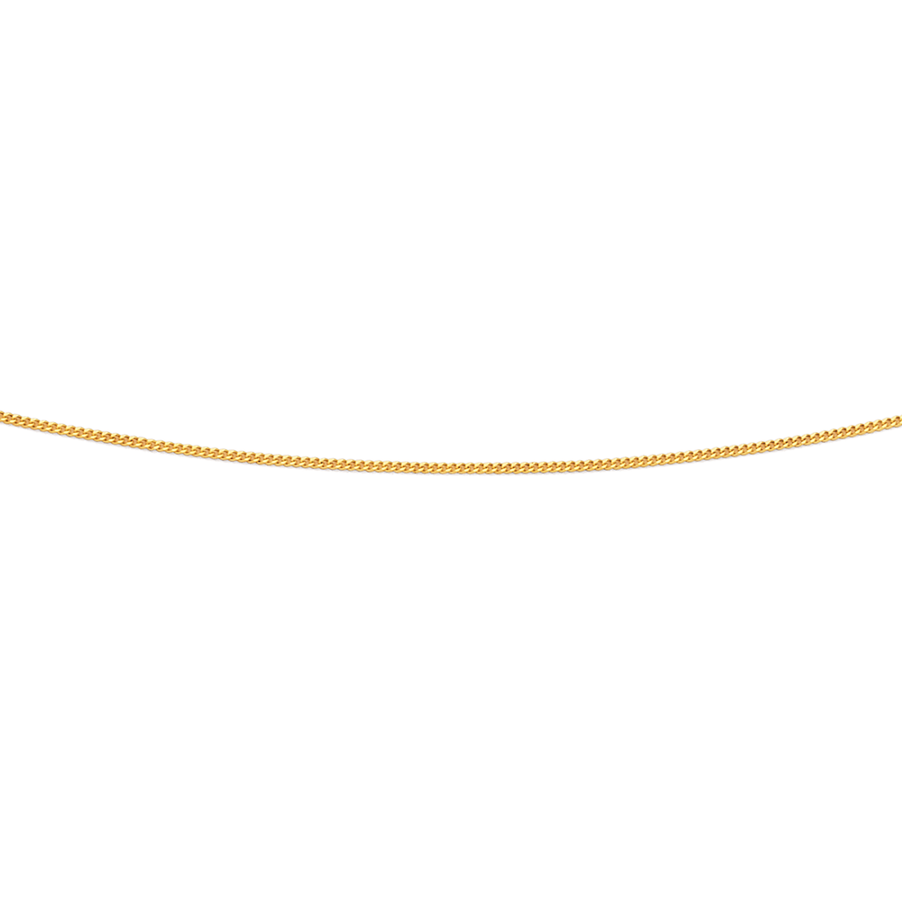 Amazon.com: 14K Solid Gold 2.5MM Curb Chain Necklace With Lobster Clasp,  16