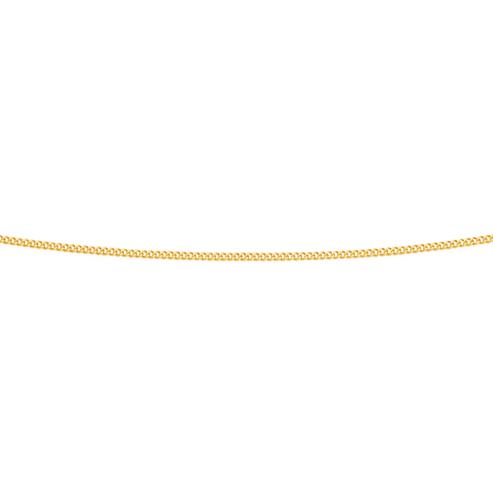 Amazon.com: 14K Solid Gold 2.5MM Curb Chain Necklace With Lobster Clasp,  16