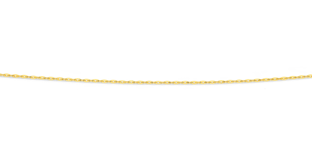 9ct, 50cm Solid Trace Chain | Pascoes