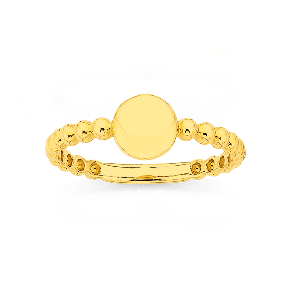 22ct Half Sovereign In 9ct Ring Pascoes