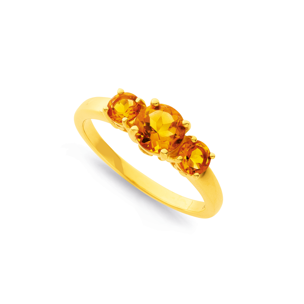 Citrine ring prouds deals