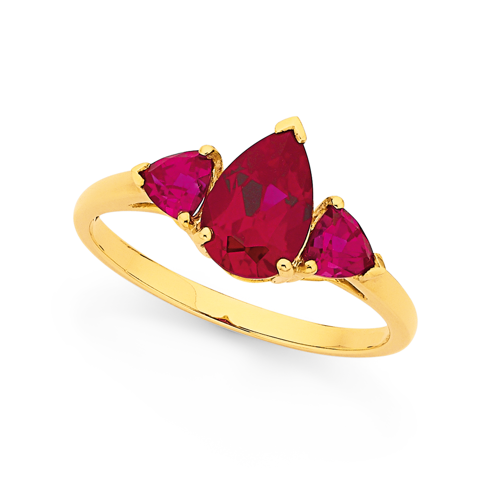 Pascoes cheap ruby rings