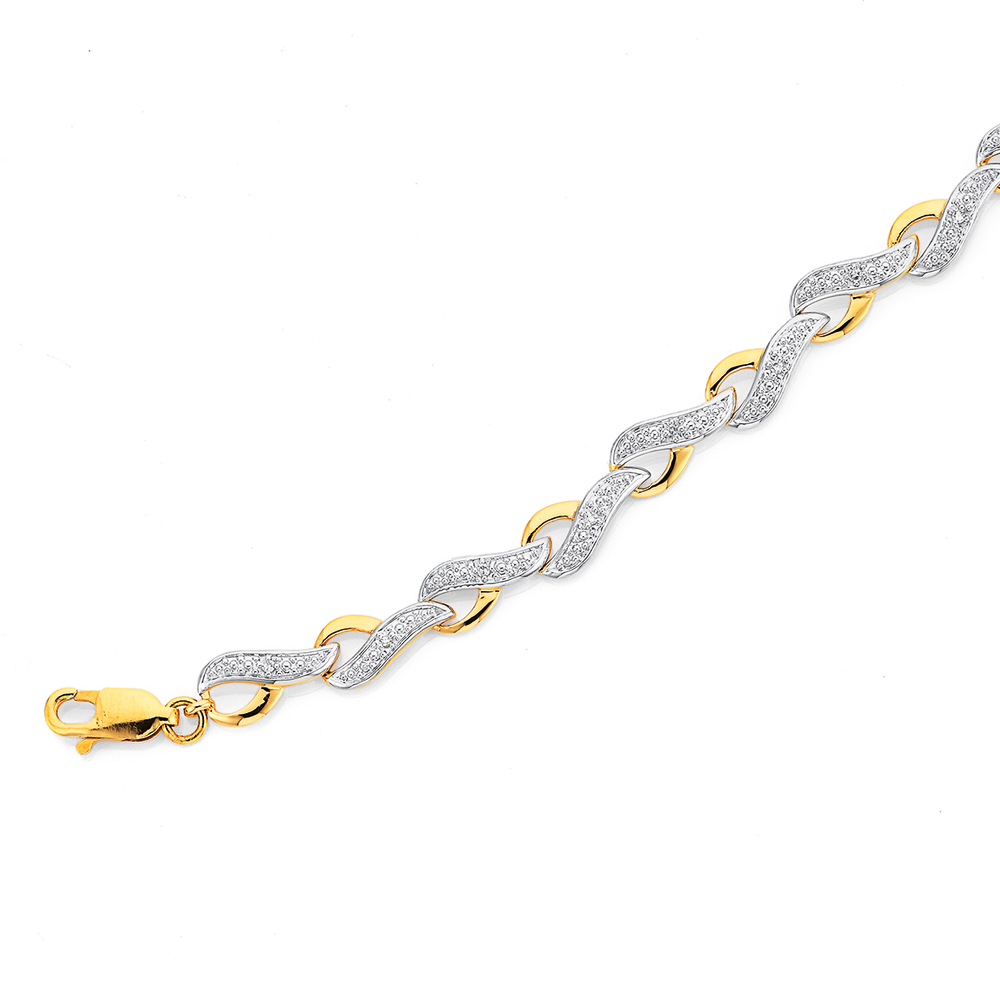 9ct Yellow Gold Bracelet TAR593NS