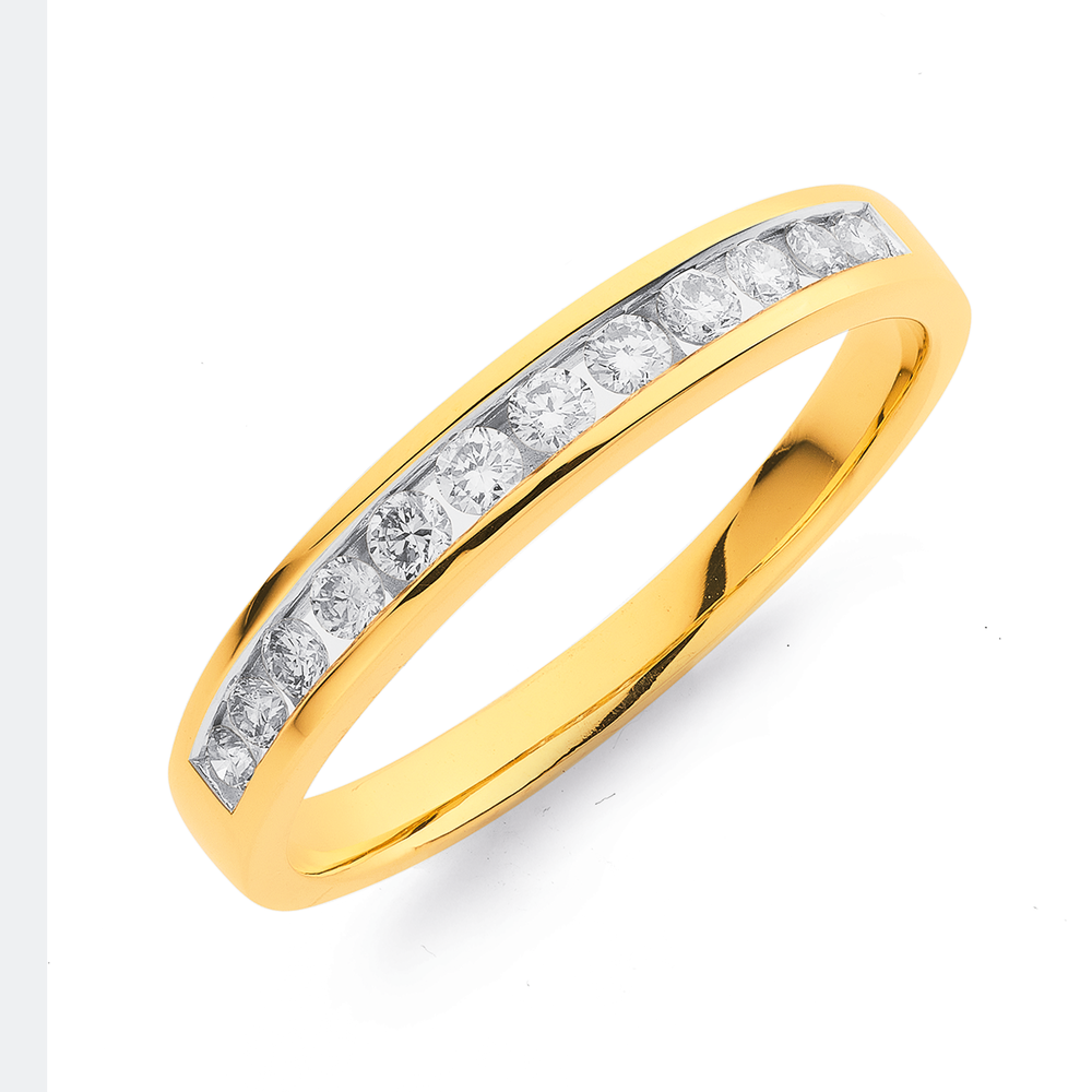 9ct gold diamond eternity ring hotsell