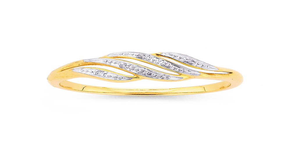 9ct, Diamond Multi Wave Dress Ring | Pascoes