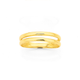 9ct Double Band Stacker Ring (Size K)