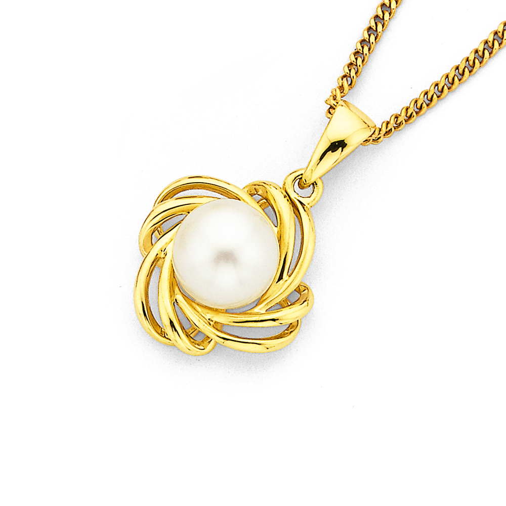 9ct Freshwater Pearl Pendant | Pendants 