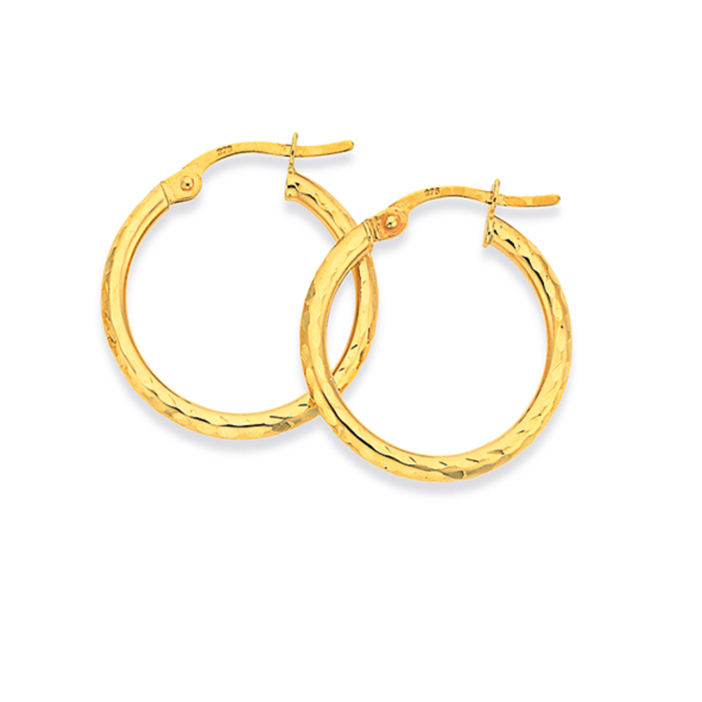 Macys 14k Gold Large Polished Hoop Earrings  Macys