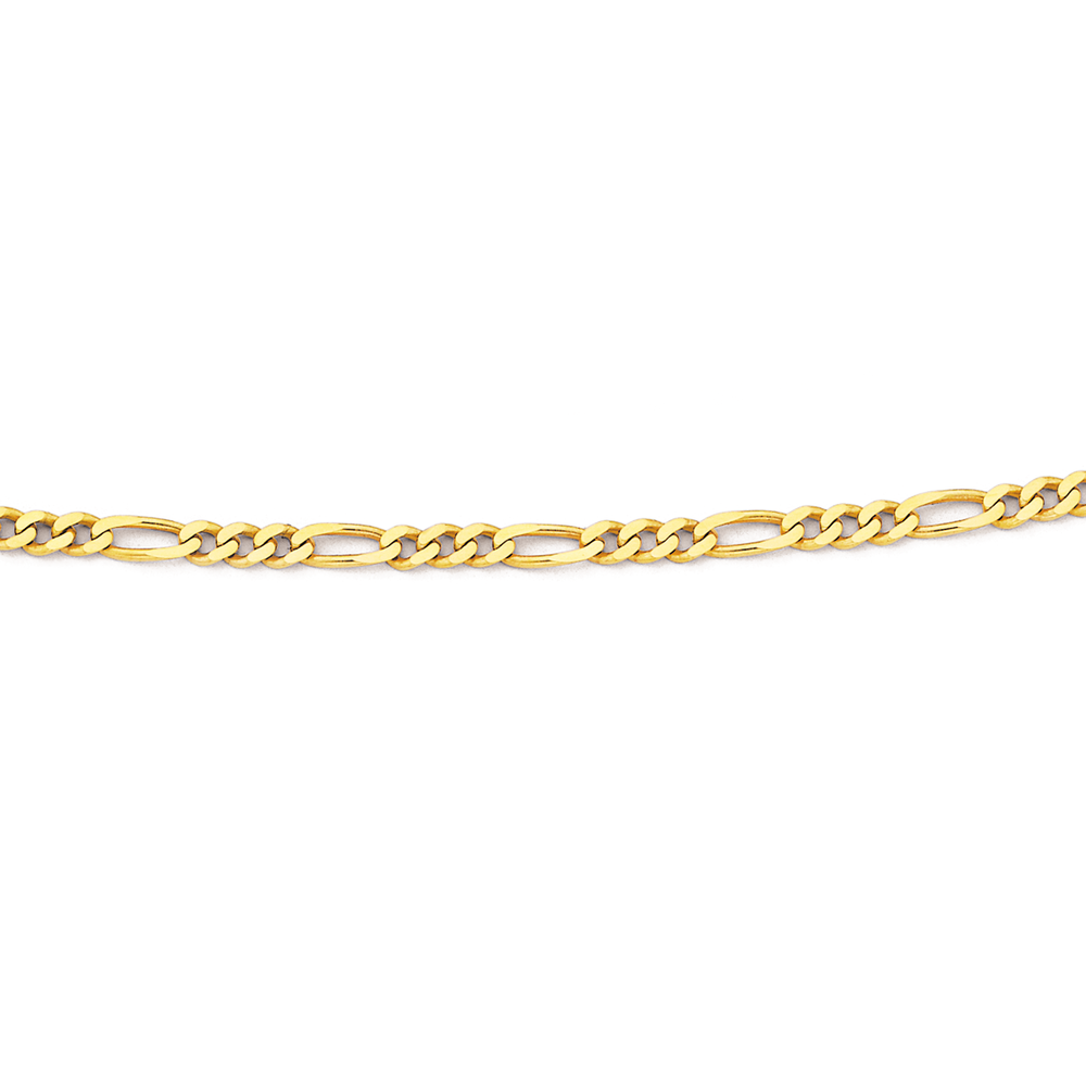 9ct Gold 55cm Solid Curb Chain Chains Pascoes The Jewellers