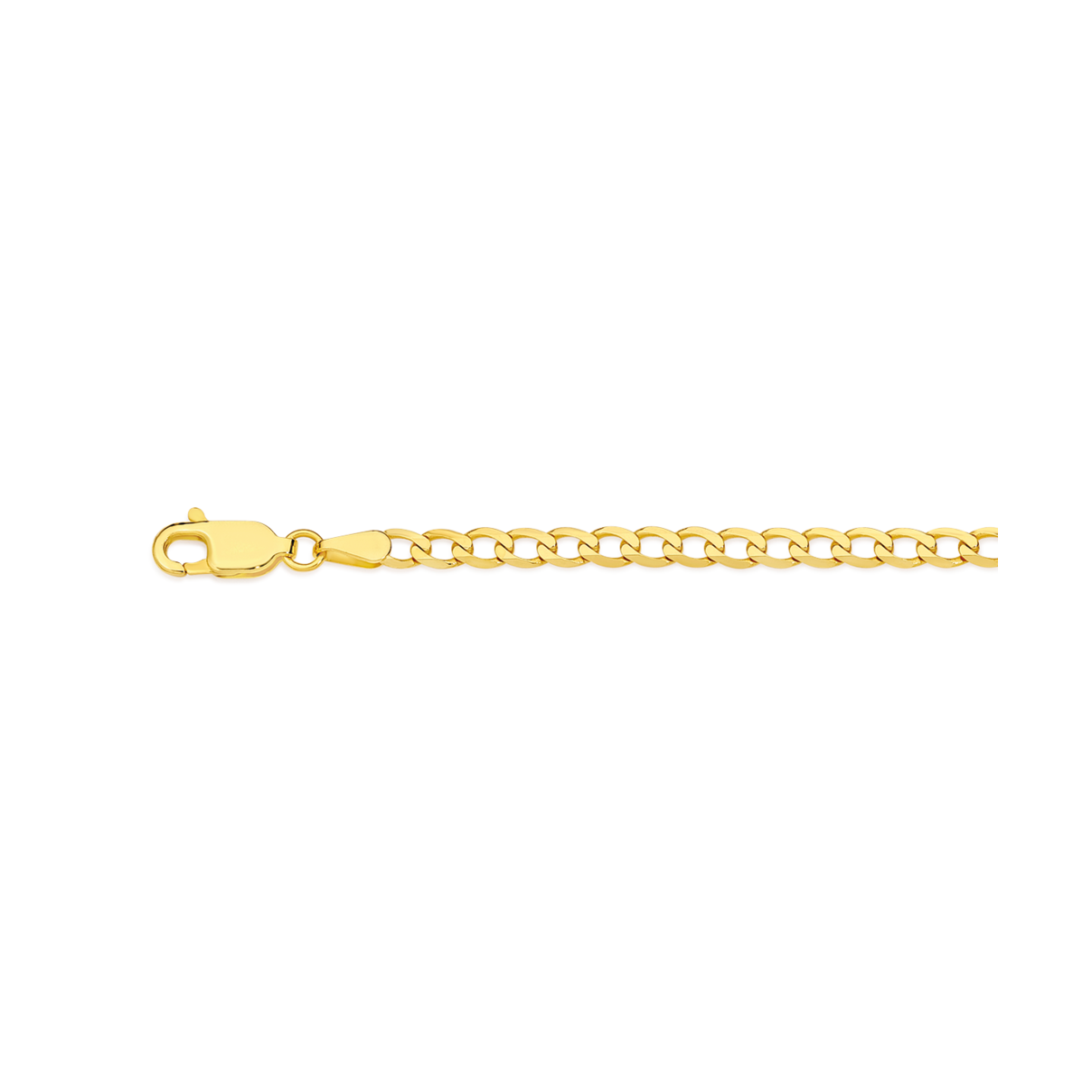 9ct Gold 55cm Solid Curb Chain | Chains | Pascoes The Jewellers
