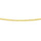 9ct Gold 55cm Solid Flat Curb Chain