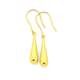 9ct Gold Polished Bomber Drop Earrings