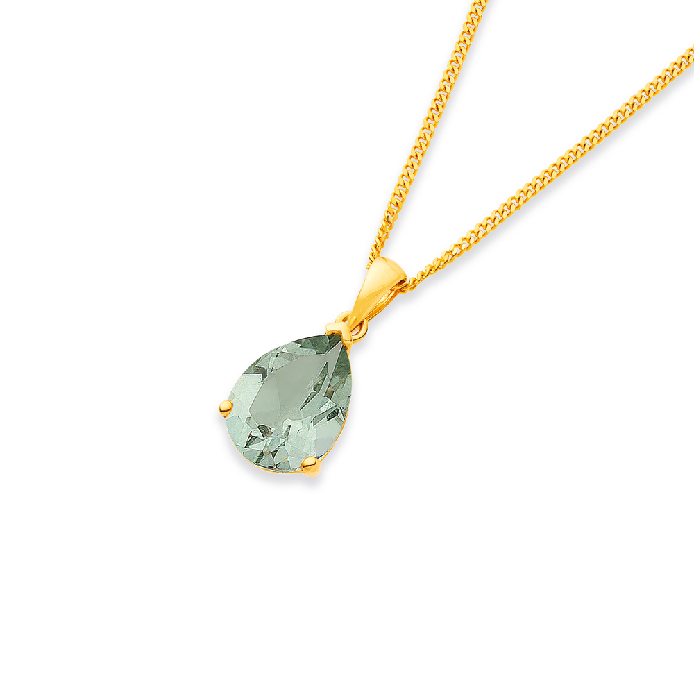 Green amethyst pendant store