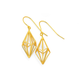 9ct Prism Drop Earrings