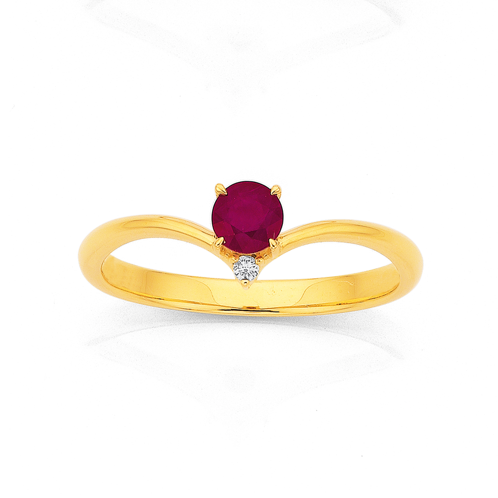 Pascoes cheap ruby rings