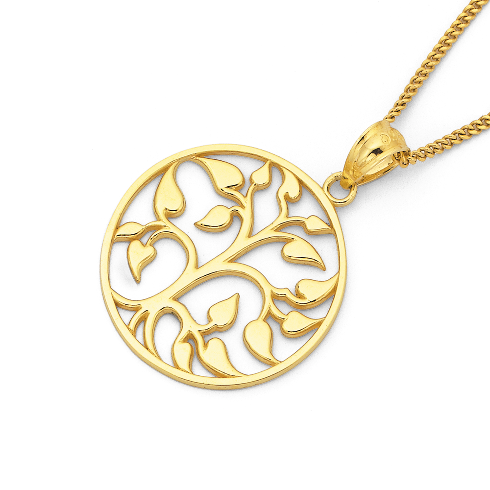 Rose Gold Tree of Life Necklace – GIVA Jewellery