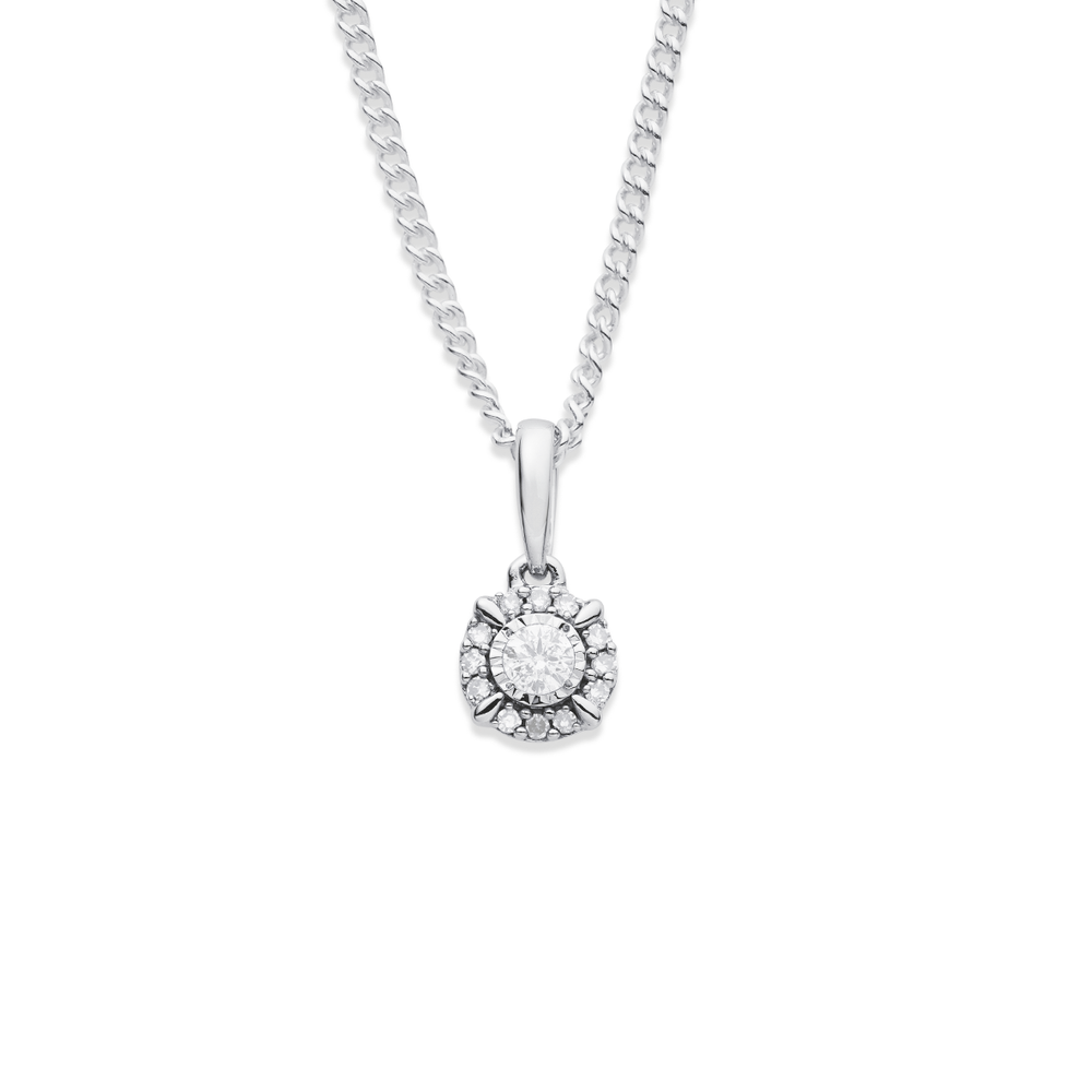 White on sale gold pendant