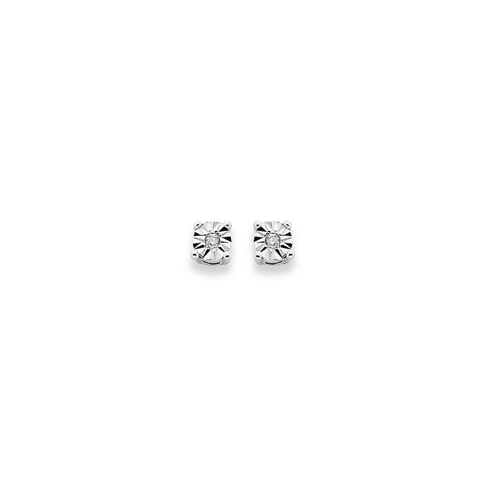 Cate & Chloe Cate & Chloe Lennon Esteemed White Gold Stud Pave India | Ubuy