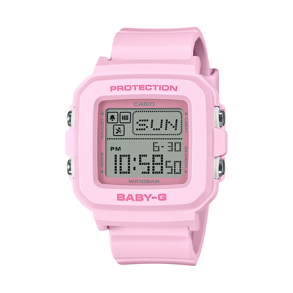 Baby g Pink Square Watch in Pink Pascoes