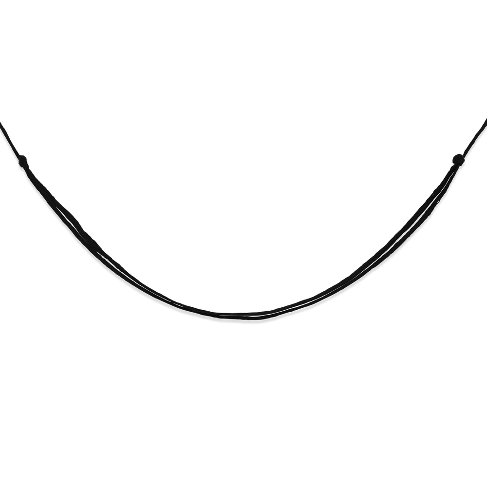 Black Waxed Cord, Adjustable