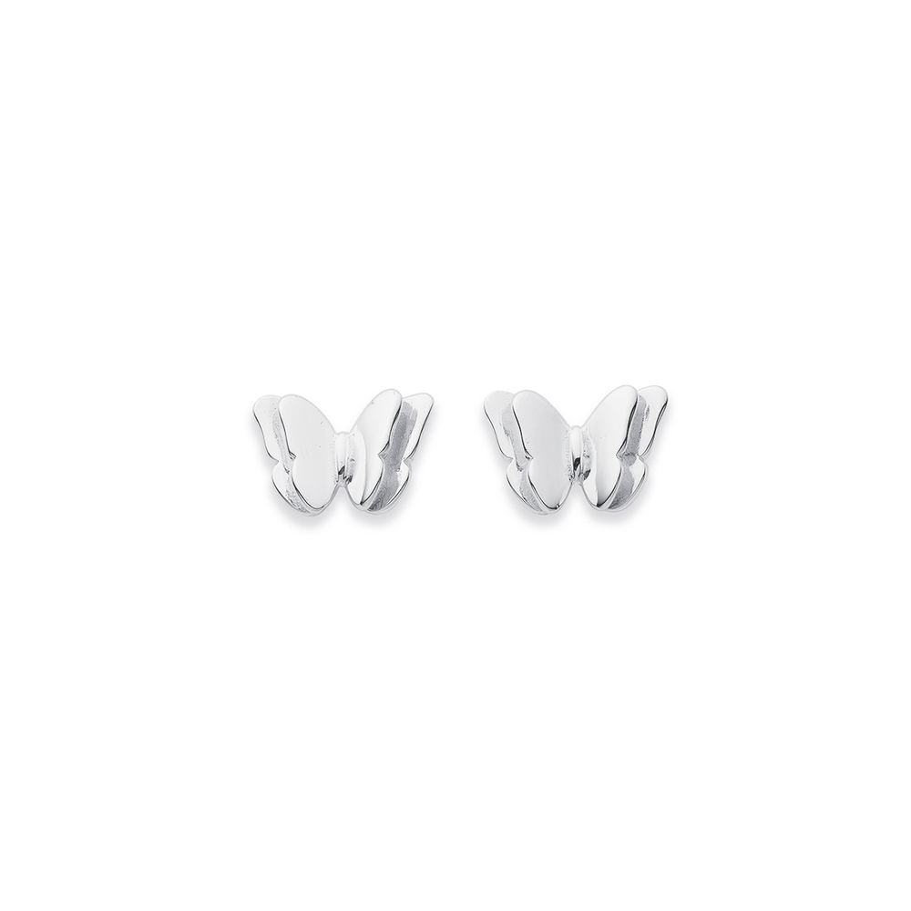 Butterfly Studs In Sterling Silver Pascoes