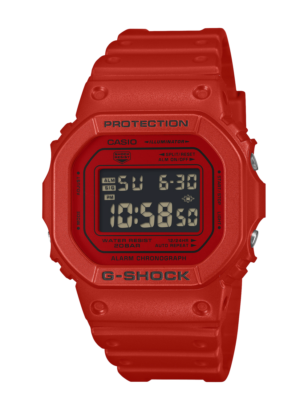 G-shock Energy Pack Series Red Dw5600ep-4d in Red | Pascoes