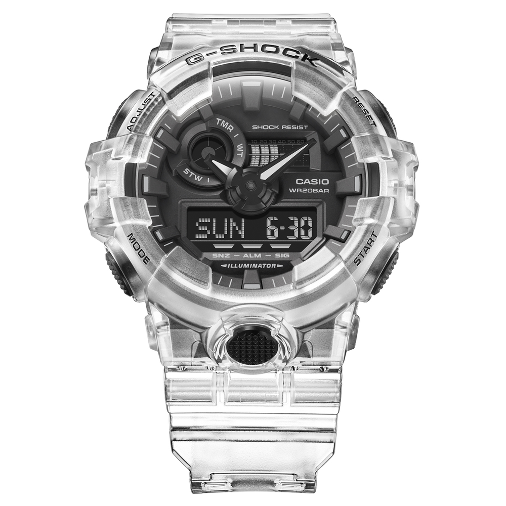Casio G Shock Transparent Pack Collection Watch Ga700ske 7a Watches Pascoes The Jewellers