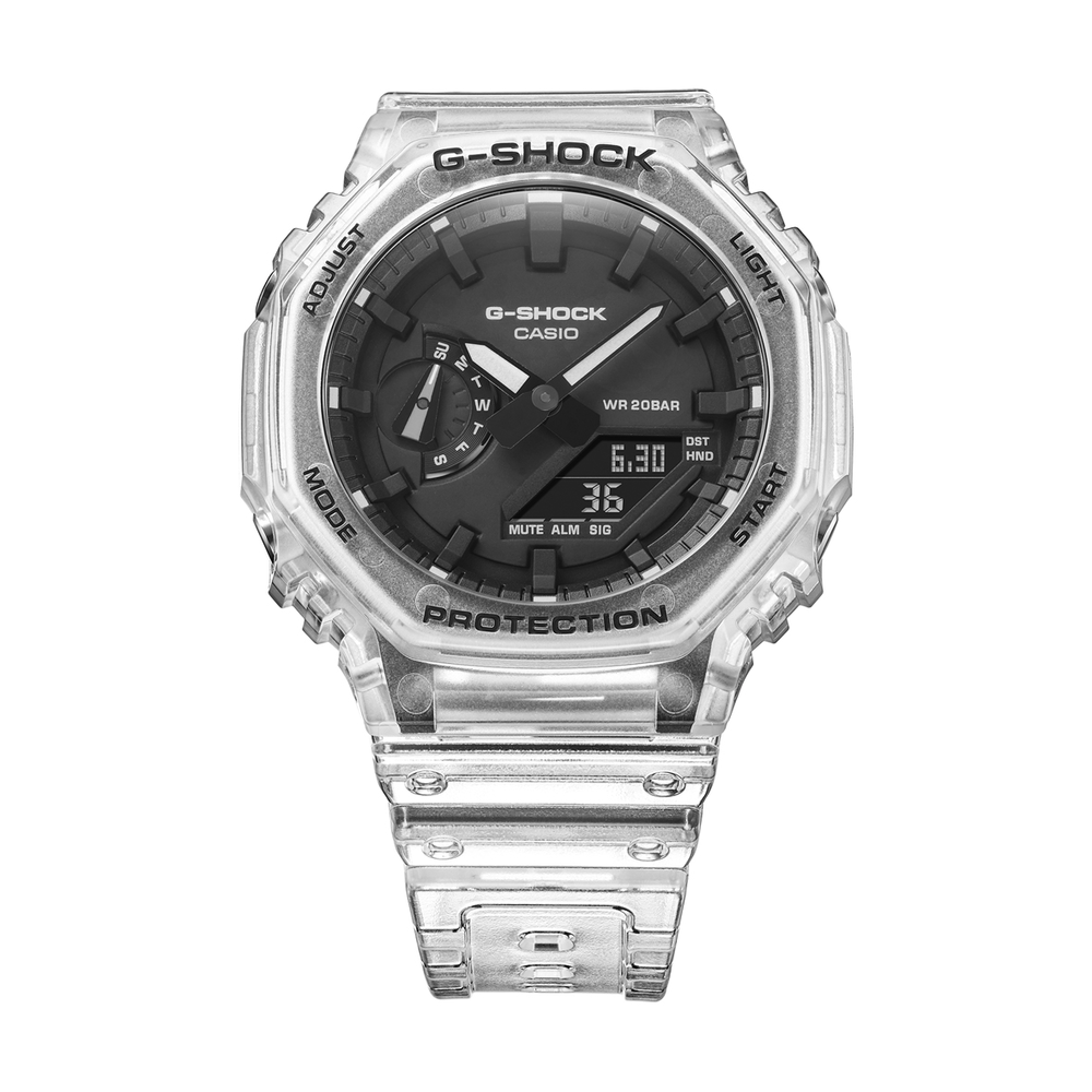 G shock transparent black hotsell