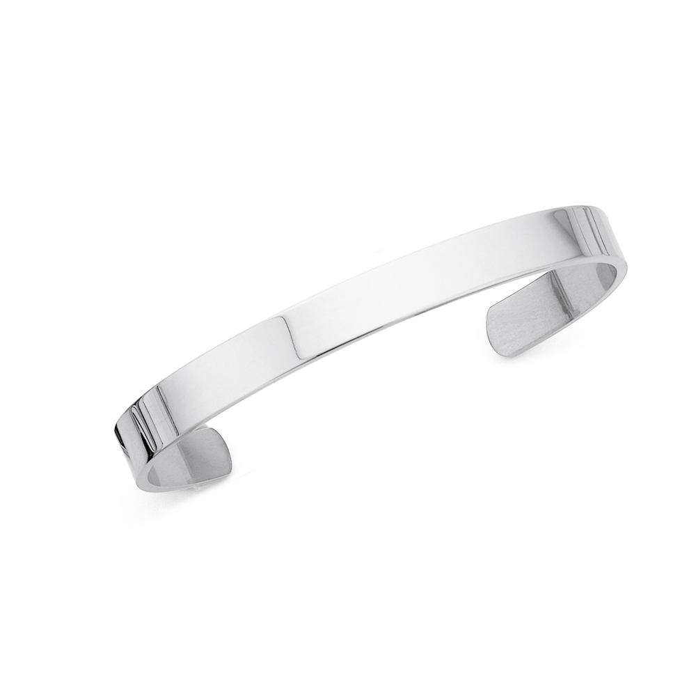 Chisel Stainless Steel Cuff Bangle Pascoes