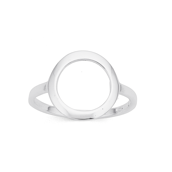 Circle Ring in Sterling Silver