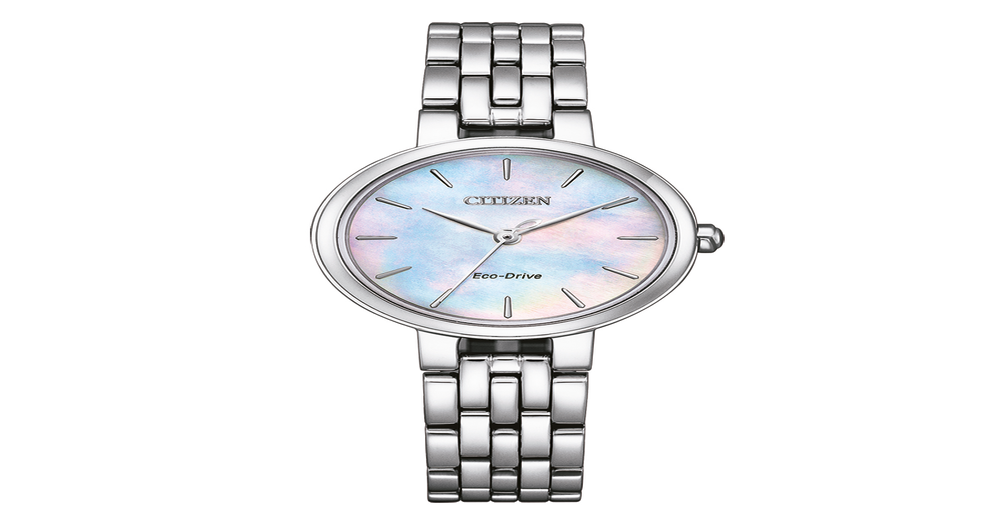 Citizen Ladies Ecodrive Watch in Silver Pascoes