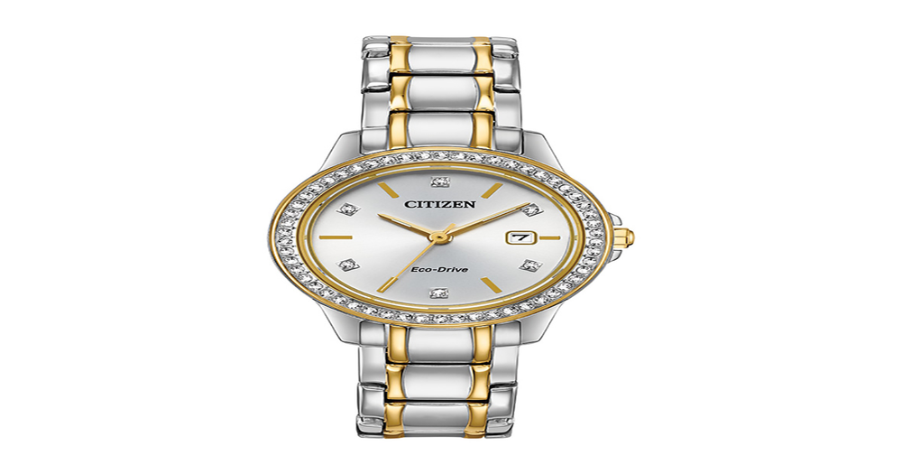 Citizen Ladies Ecodrive Watch Fe117450a in Silver Pascoes