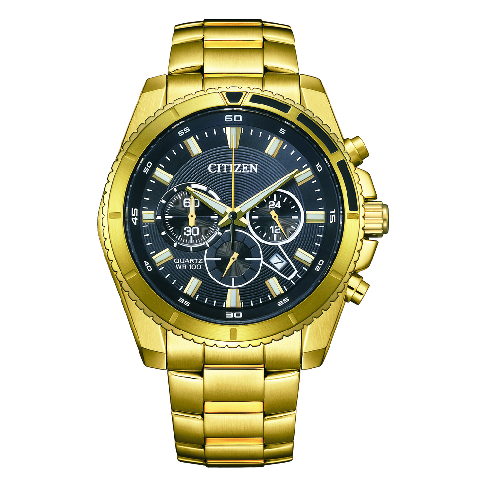 Citizen Men s Chronograph Watch in Gold Pascoes