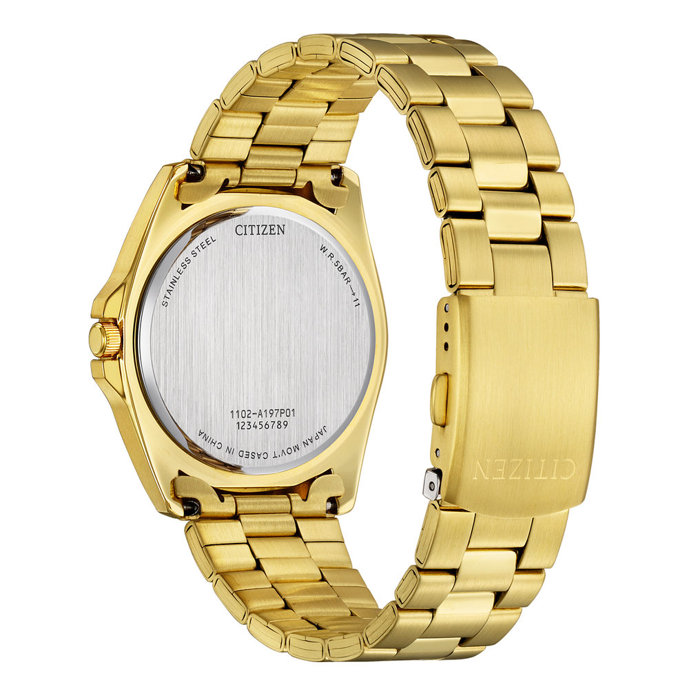 Silver and gold citizen watch men's clearance
