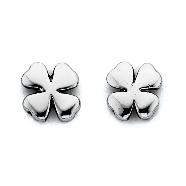 Clover Studs in Sterling Silver