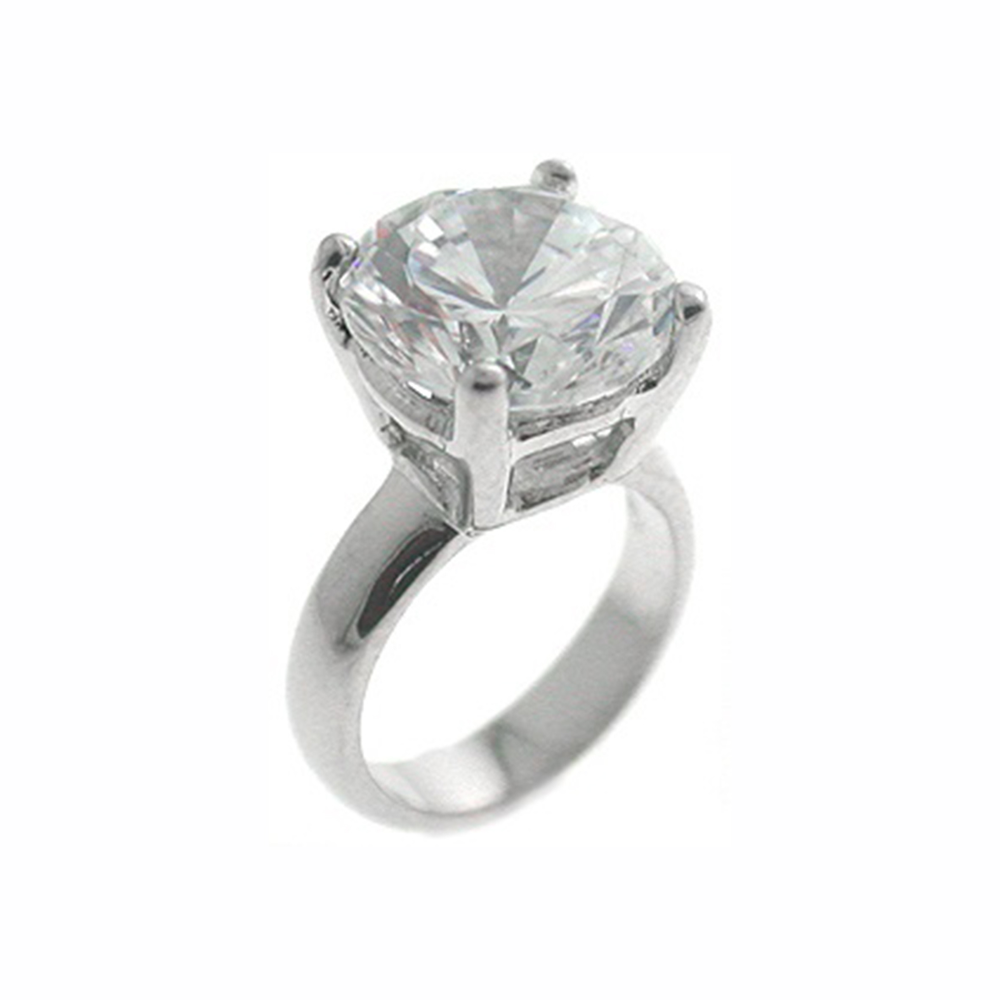 BRILLIANT CUBIC ZIRCONIA LUXURY ENGAGEMENT RING | Ora Gift