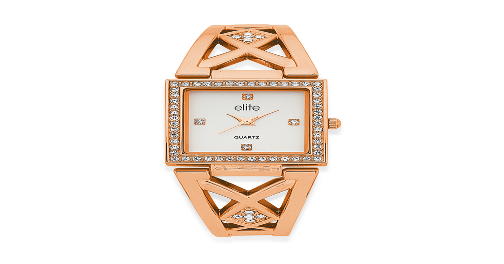 Elite Ladies Watch in Rose Pascoes
