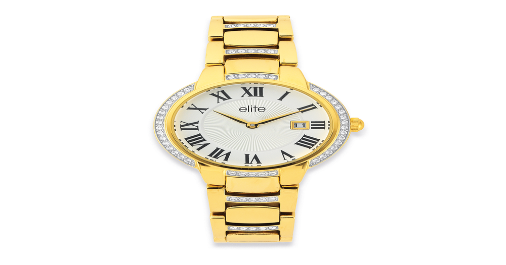 Elite Ladies Watch in Gold Pascoes