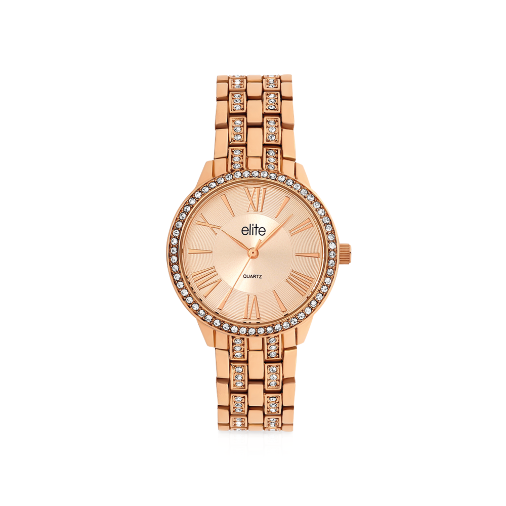 Elite Ladies Watch in Rose Pascoes