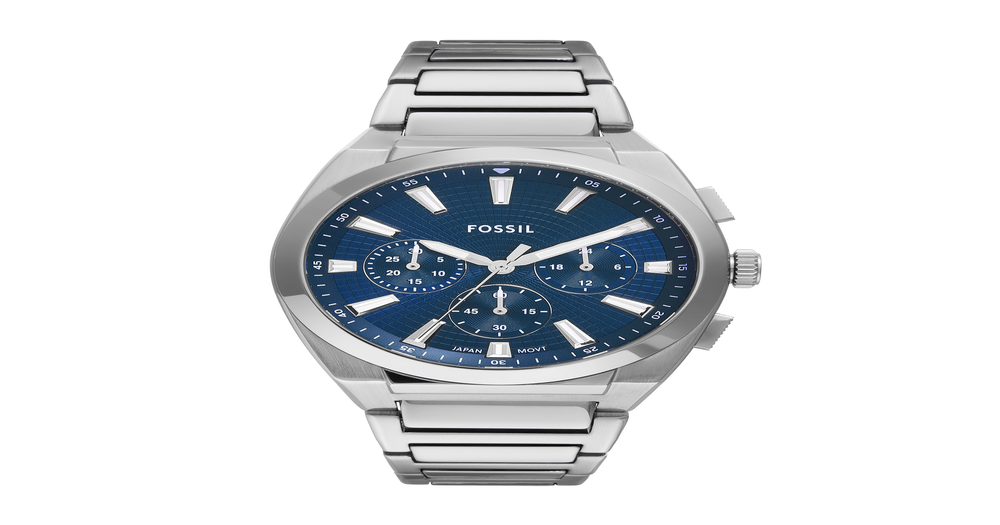 Fossil Everett Men's Watch Fs6104 in Silver | Pascoes