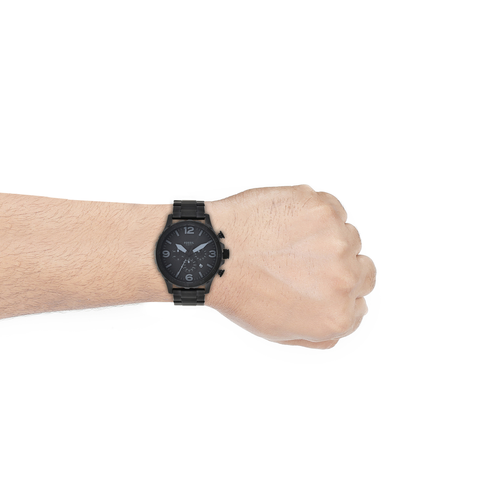 Fossil stainless steel watch black hotsell
